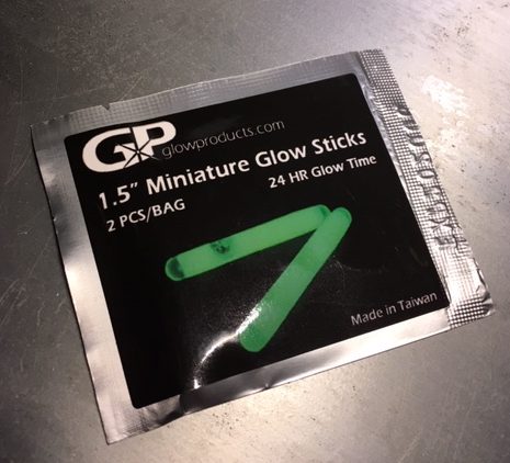 1 Micro Mini Glow Sticks - Long Lasting 24 HR Glow